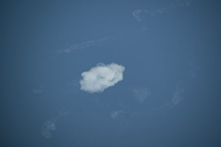 Air defense interceptions are seen in the sky above Doha on July 12, 2026. Explosions were heard over Qatar's capital on July 12 after the United States struck Iran over a vessel coming under attack in the Strait of Hormuz. Iran accused Qatar on Aug. 16, 2026, of holding three of its pilots who went missing in March when their jets were downed, which Doha has denied.