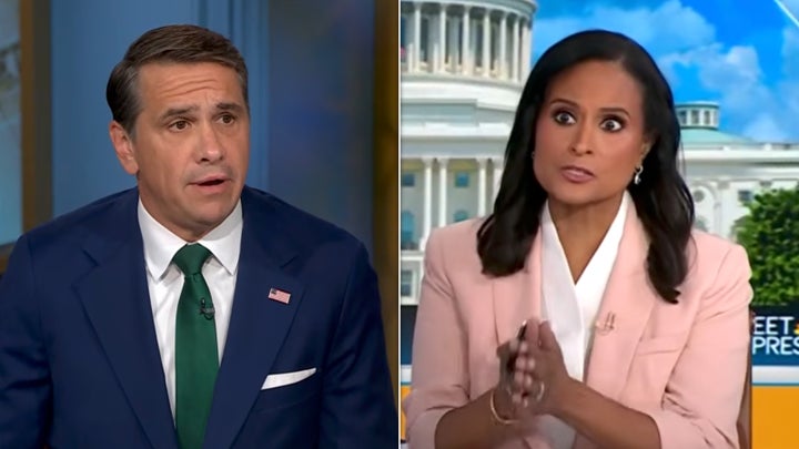 Attorney General Todd Blanche and NBC's Kristen Welker spar Sunday over President Donald Trump's decision to pardon rioters who stormed the Capitol on Jan. 6 , 2021 during an interview on "Meet the Press."