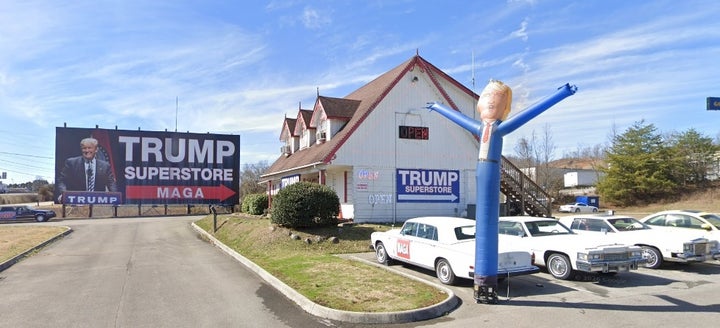 The Trump Superstore, as seen via Google Maps