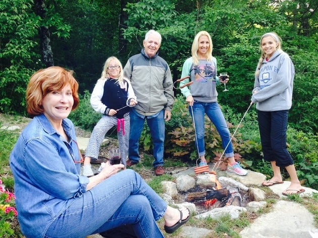 The author, Diane, and Al with their family.