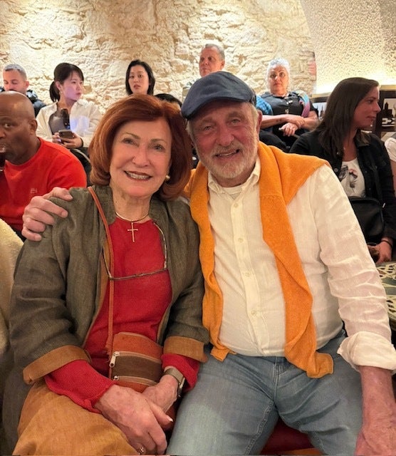 The author with her boyfriend Bob.