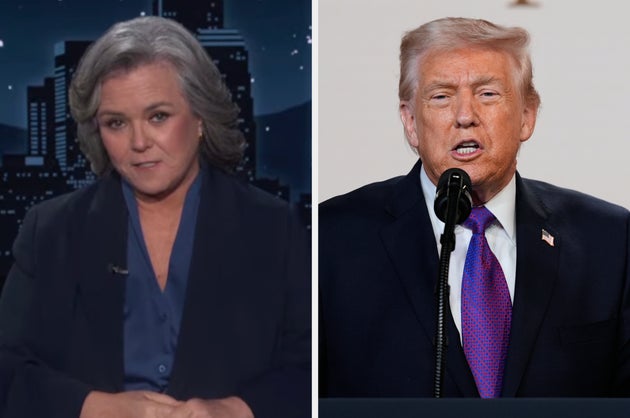 Rosie O'Donnell and Donald Trump
