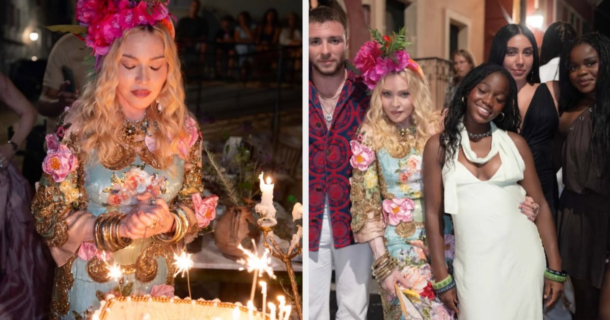 Madonna Shares Rare Family Photo After Spending Birthday With Her Children ...