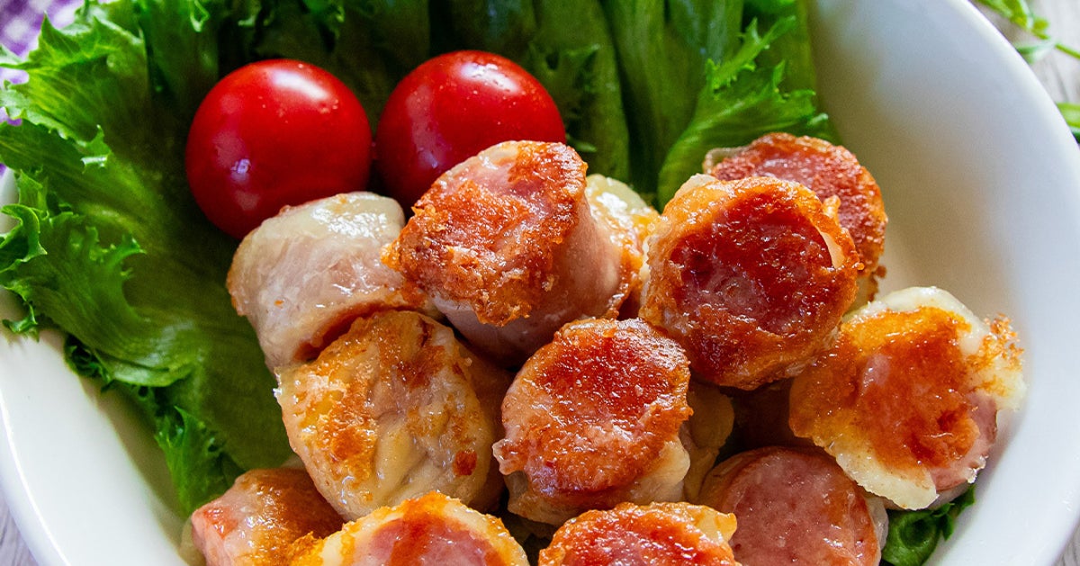 【ライスペーパーで包んだらつまみ食い止まらん】カリッとしたところとモチっとしたところがあってクセになっちゃう「カリもちチーズフランクフルト」