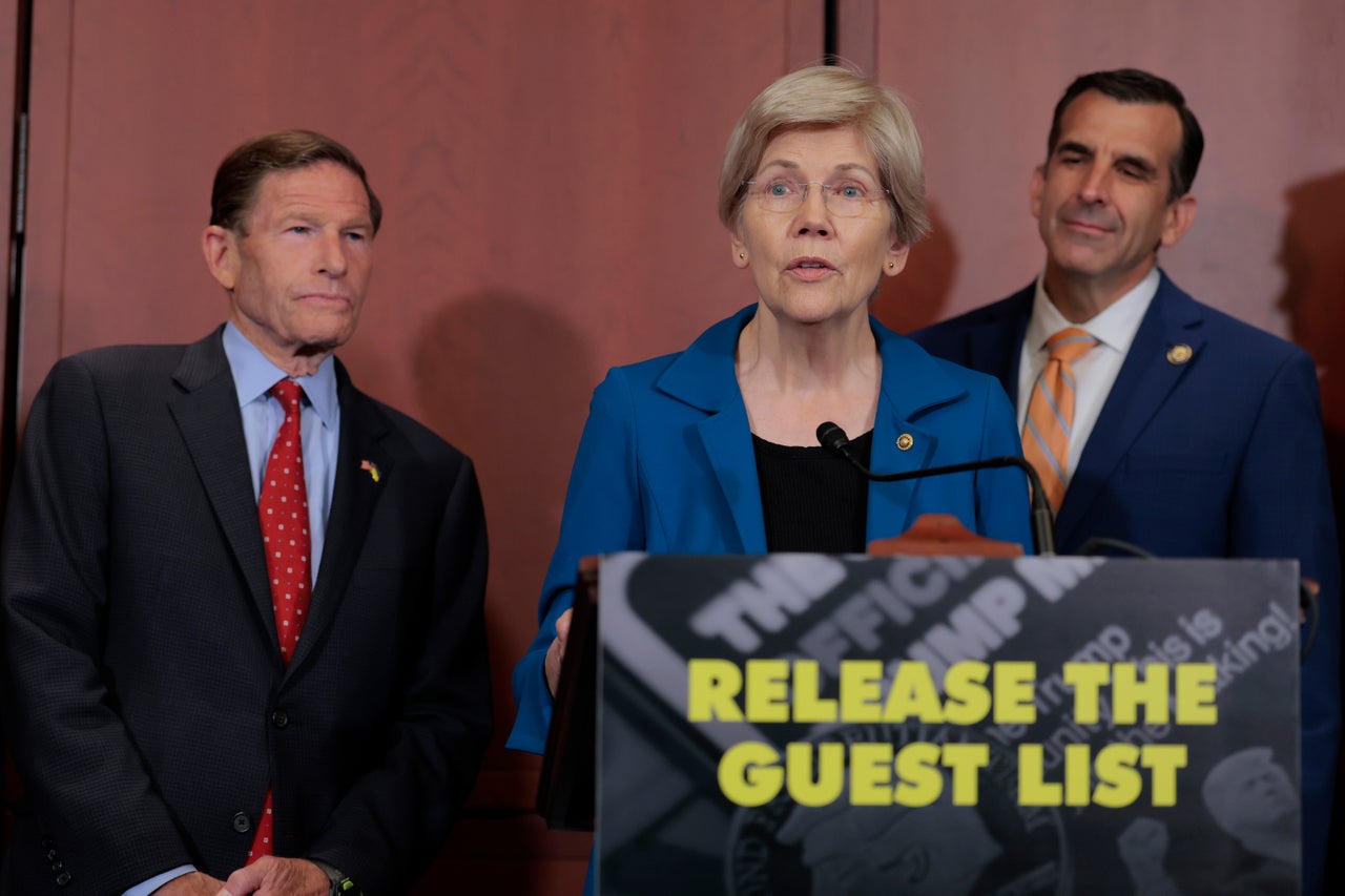 Sen. Elizabeth Warren speaks out about a private dinner hosted by President Donald Trump for the top 220 of the largest investors in his $TRUMP cryptocurrency.