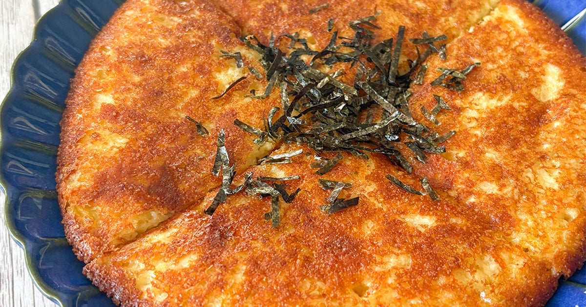 【長芋、まだとろろにしてる？】フライパンで焼くだけ。簡単「長芋のカリカリチーズ焼き」レシピ