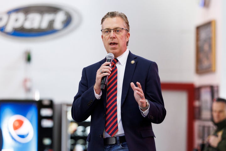 Rep. Andy Ogles (R-Tenn.) is among the Trump-backed candidates to lose his primary.