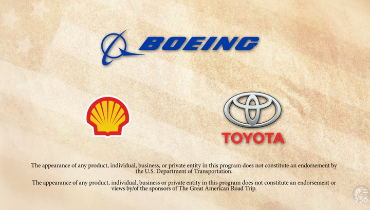An image appearing at the end of an episode of Sean Duffy's "Great American Road Trip."
