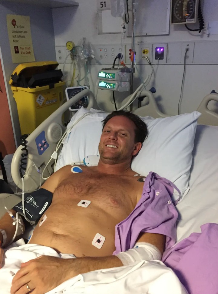 Kenny at Royal Brisbane Hospital (February 2018).