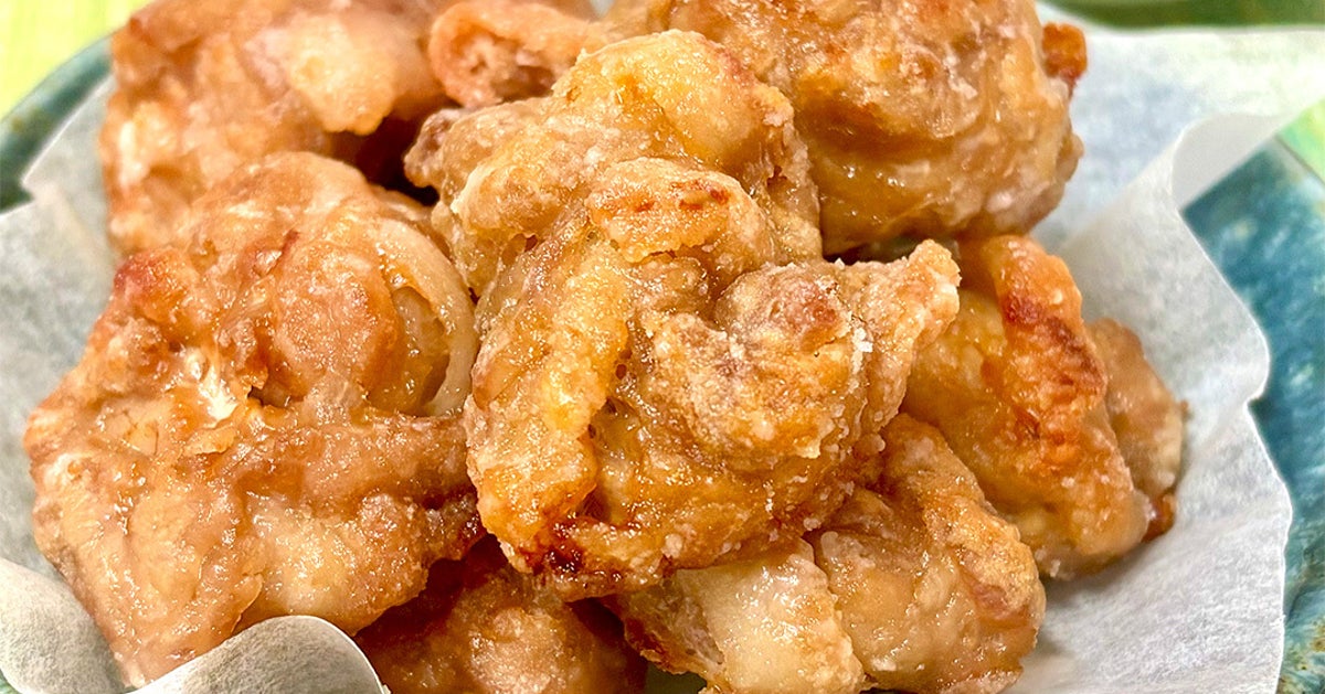 【唐揚げ、もう揚げなくていい】油は大さじ1だけ。ザクザクすぎて止まらん