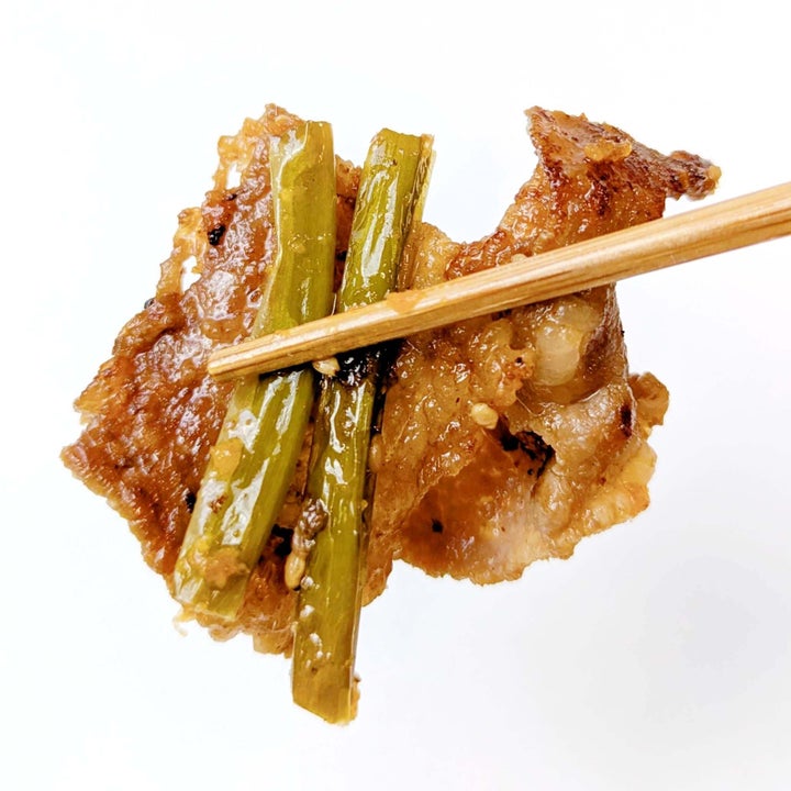 松屋「牛カルビホルモン丼」