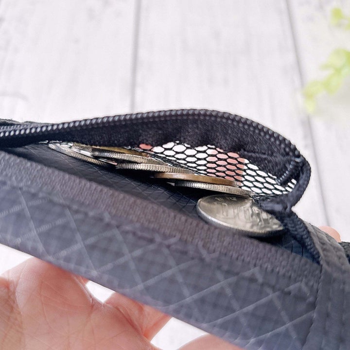 無印良品「撥水 リップストップ ミニウォレット」