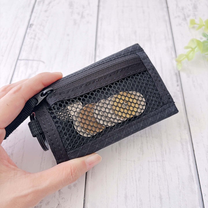 無印良品「撥水 リップストップ ミニウォレット」