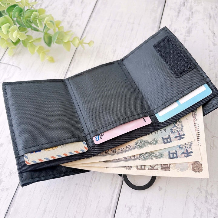 無印良品「撥水 リップストップ ミニウォレット」