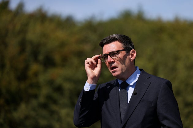 Prime Minister Andy Burnham attends a meeting with members of the Home Office and of the Coastguard during his visit to HM Coastguard Maritime Rescue Coordination Centre, in Dover, Britain, Aug. 2, 2026.