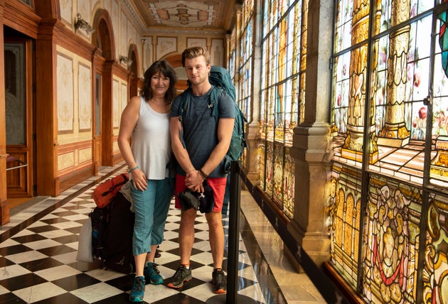 Jo and her son Sam – who died in 2025 – took part in the second season of Race Across The World