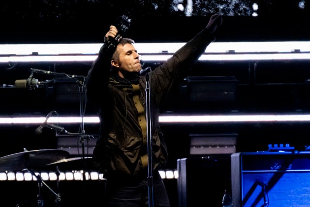 Liam Gallagher on stage last year