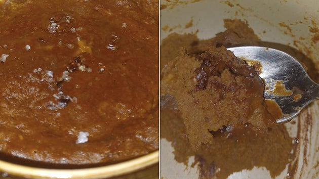 (Admittedly ugly) protein powder pumpkin dessert