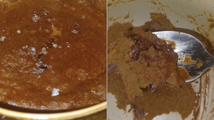 (Admittedly ugly) protein powder pumpkin dessert