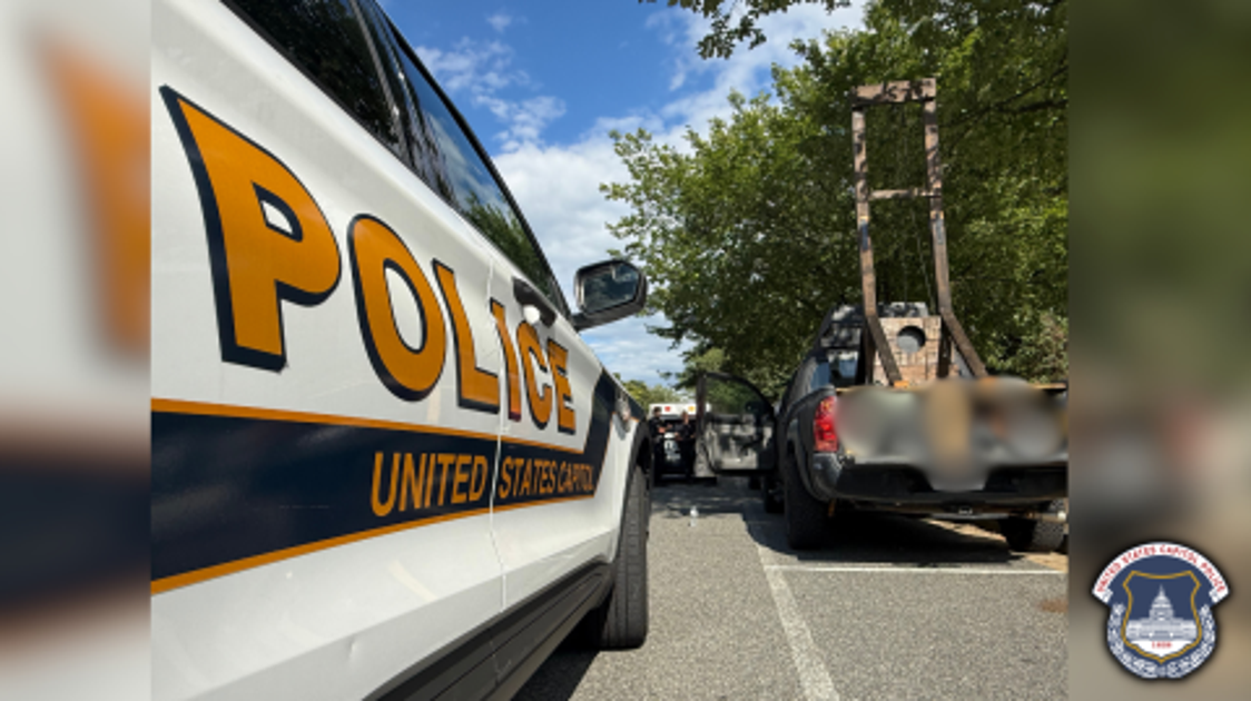 U.S. Capitol Police Arrest Man Carrying Guillotine In Truck Bed