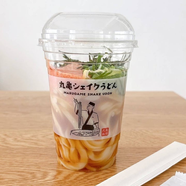 丸亀製麺「明太とろろシェイクうどん」