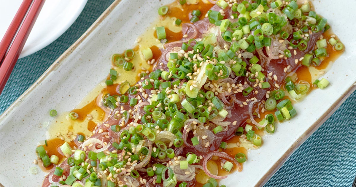 【マグロは刺身よりもコレ】お店の味を完全再現！10分で作れるねぎだく和風カルパッチョのレシピ