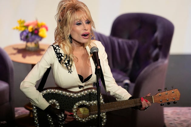 Dolly Parton performing in 2024