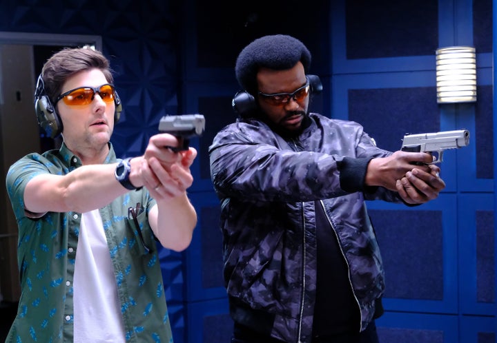 Adam Scott and Craig Robinson in Ghosted