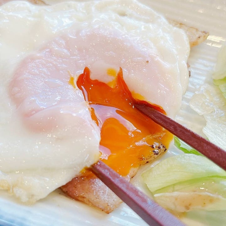 なか卯「目玉焼き納豆ベーコン朝食」