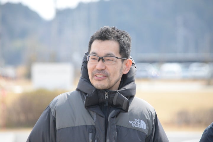 東京大学大学院の開沼博准教授（2026年3月22日撮影、福島県双葉町で）