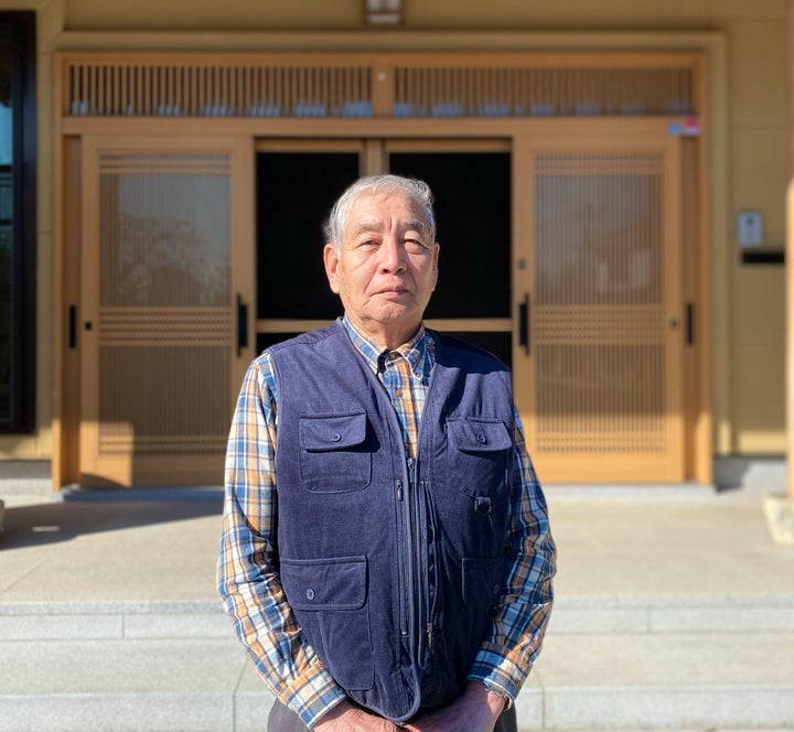 福島県大熊町の元町長・渡辺利綱さん(2025年2月26日撮影、福島県大熊町で)