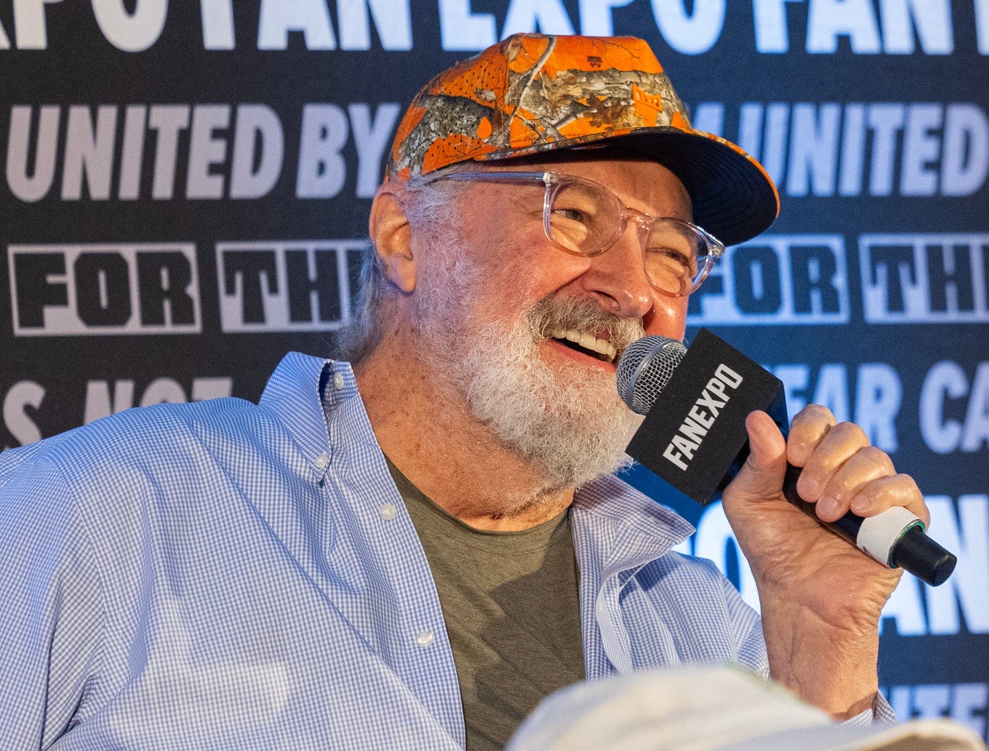 Randy Quaid, pictured in 2025, said Anne Hathaway’s casting is wrong for a MAGA audience.