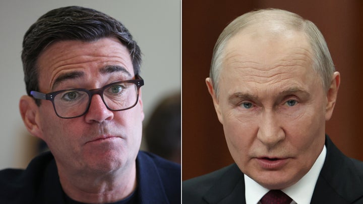 Andy Burnham and Vladimir Putin