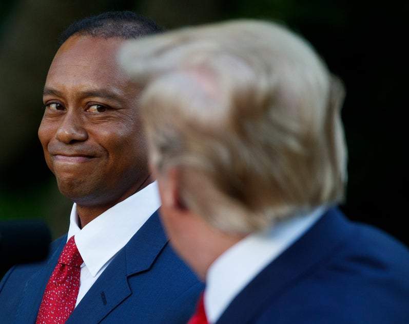 Trump Covers For ‘Special Guy’ Tiger Woods After Plea Deal