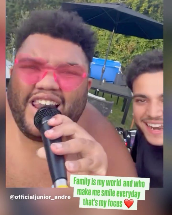 Katie Price reposted a video of her two eldest sons singing together alongside a message about the importance of family to her