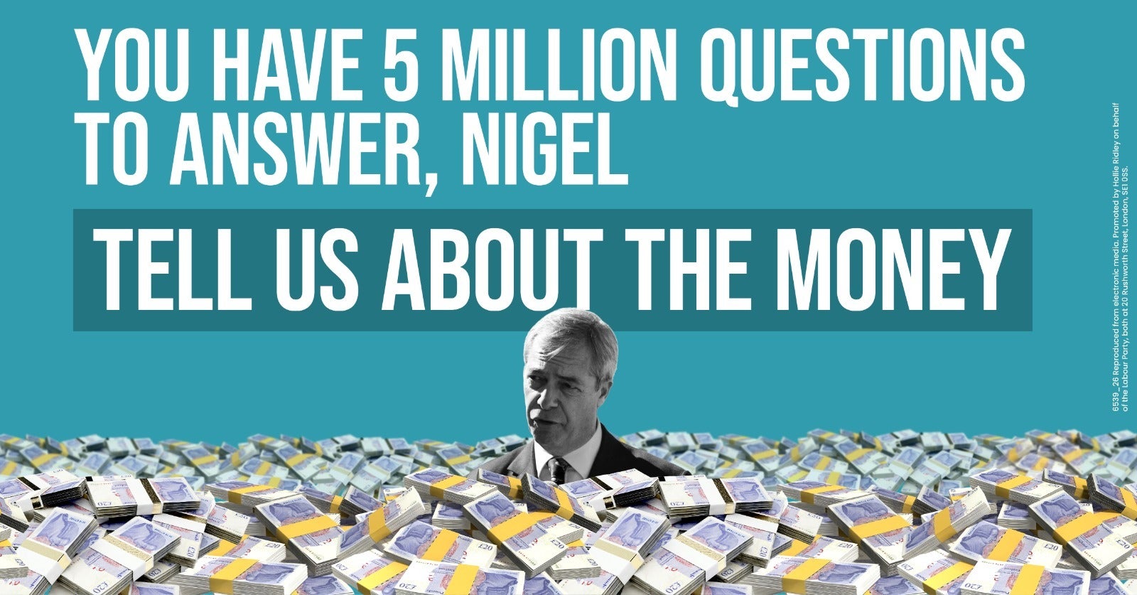 Exclusive: Labour Mock Nigel Farage Over £5m Gift At Reform UK Conference