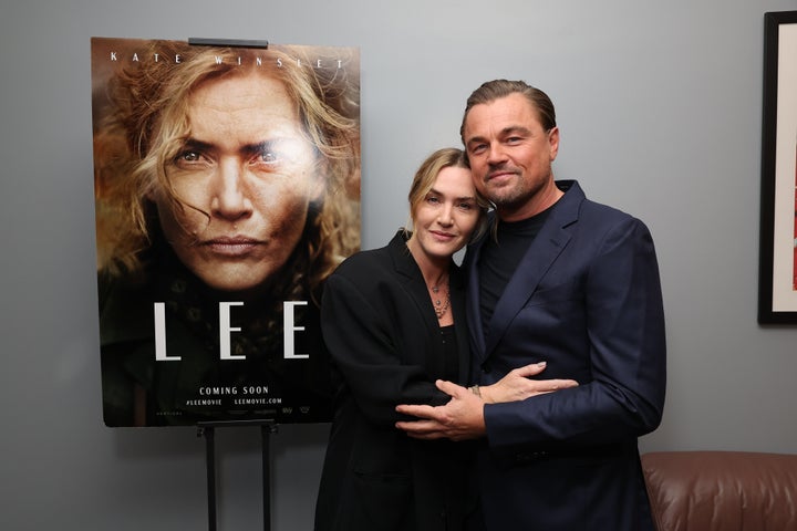 2024年、ウィンスレット主演の『リー(原題)』の特別上映会に出席したディカプリオ