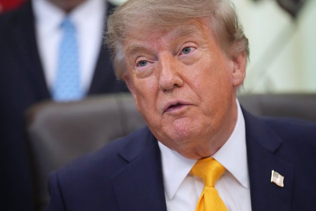 President Donald Trump speaks in the Oval Office of the White House, Friday, Sept. 4, 2026, in Washington. 