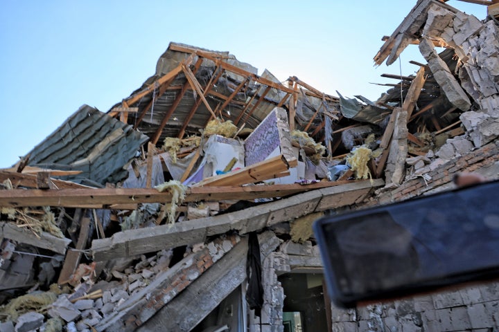 A private house damaged by a Russian attack in Odesa, Ukraine, on September 4, 2026. Russian forces launched an overnight attack on civilian infrastructure in the Odesa region, killing a 60-year-old man and injuring least five others, including a child.
