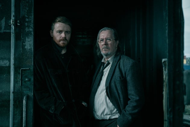 Jack Lowden and Gary Oldman in Slow Horses