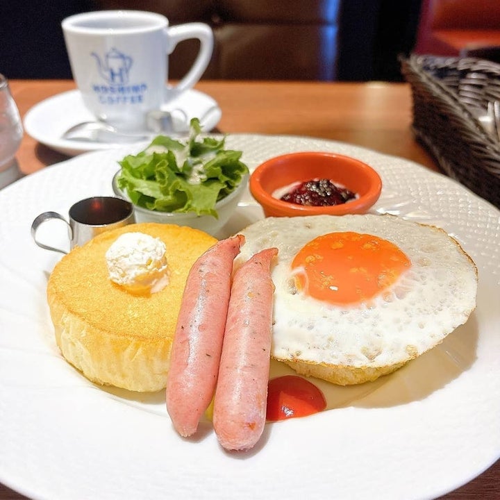 星乃珈琲店「パンケーキプレート」