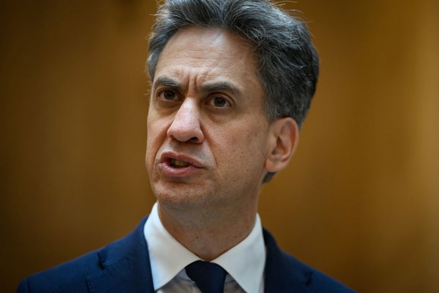 Foreign Secretary Ed Miliband speaks during a press conference in Madrid, Spain, on July 29, 2026. 
