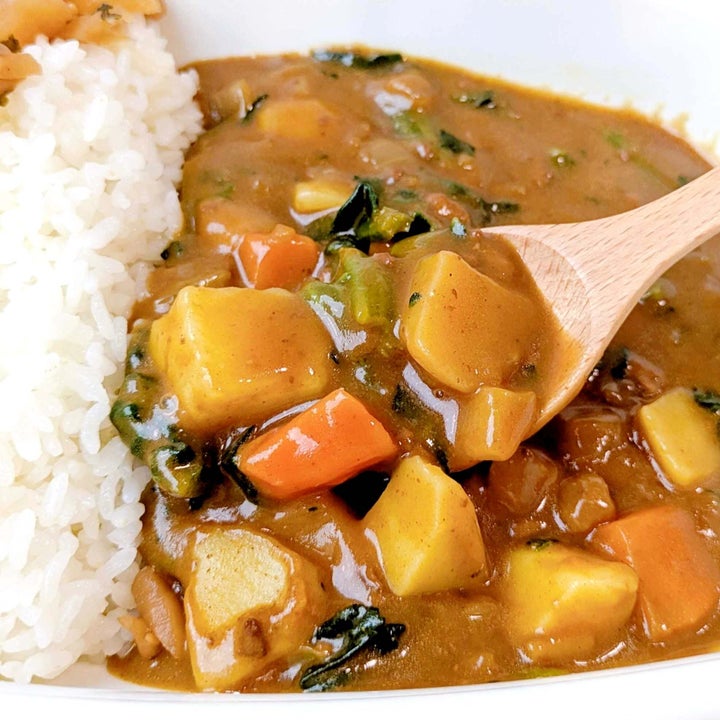 すき家「ほうれん草カレー サラダランチセット」