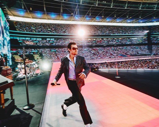 Harry Styles on stage in London earlier this year