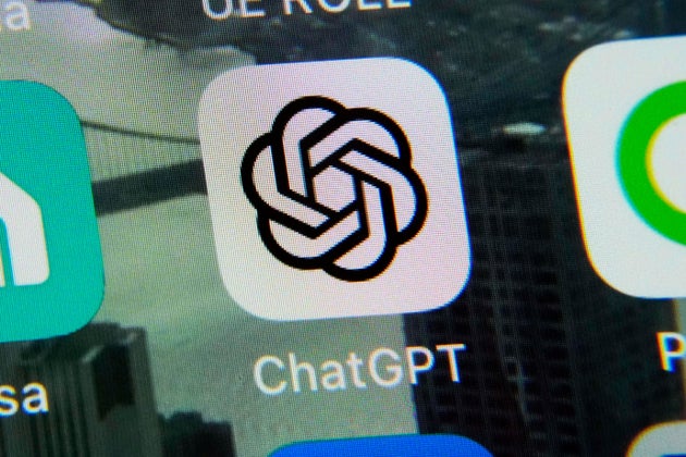 The ChatGPT app displayed on an iPhone.