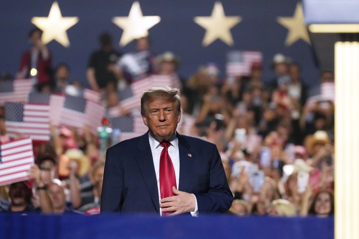 President Donald Trump was the keynote speaker both nights, and by the second night, even he seemed over it.