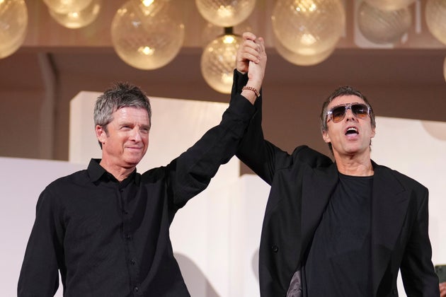 Noel and Liam Gallagher at the Venice Film Festival last week