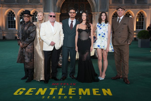 The cast of The Gentlemen season two at the show’s premiere earlier this month