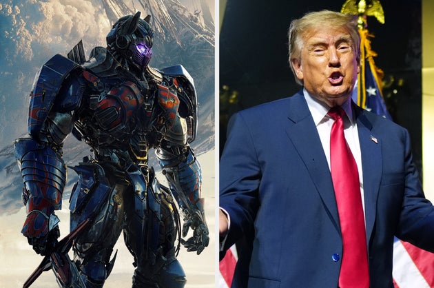 Optimus Prime and Donald Trump