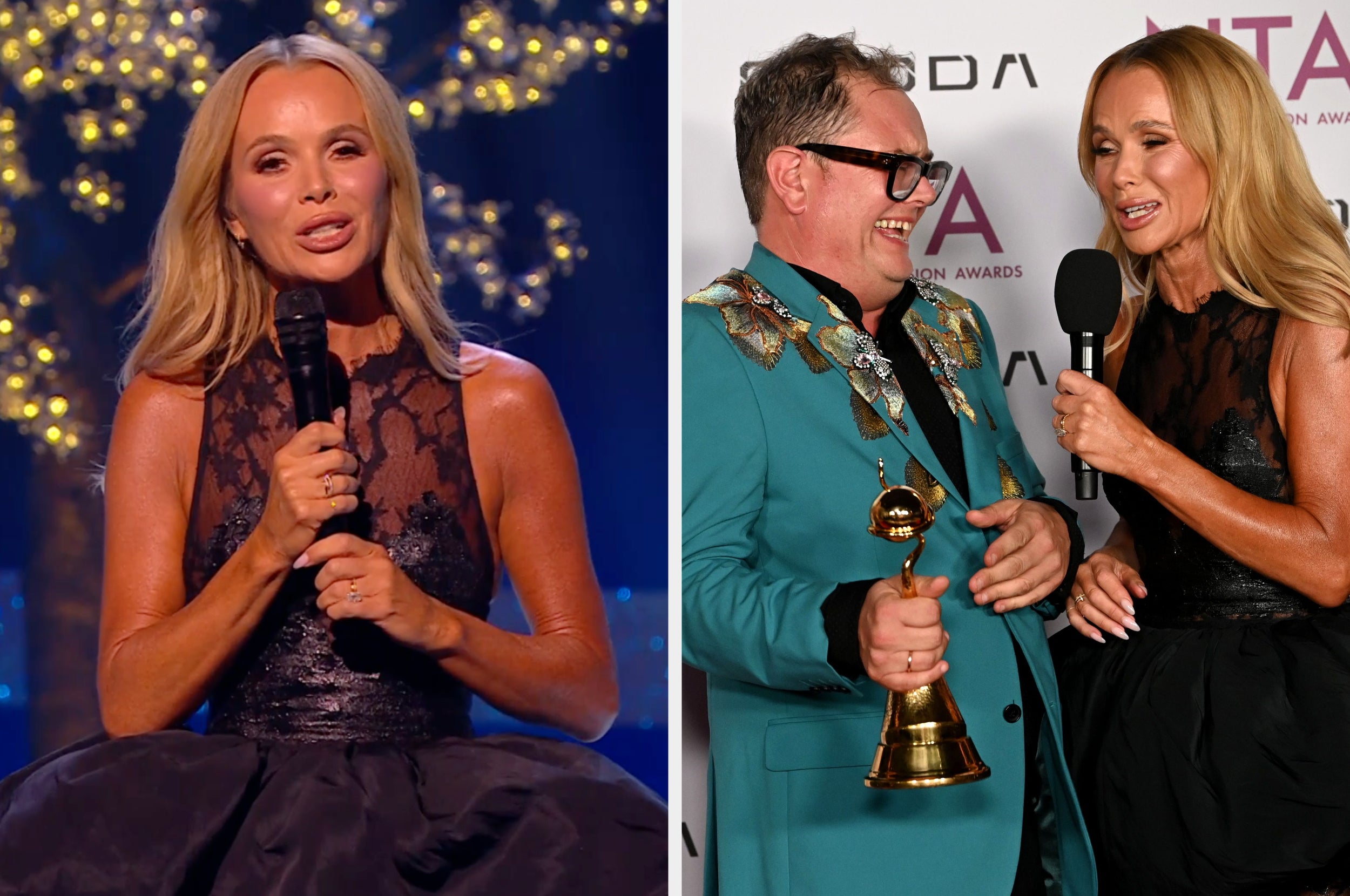 Amanda Holden Recalls Measures She Took To Keep Alan Carr's NTAs Tribute A Secret